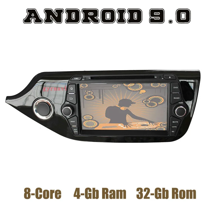 Android 9 0 Автомобильный GPS dvd мультимедийный плеер для Kia ceed 2014 2015 2016 2017 с