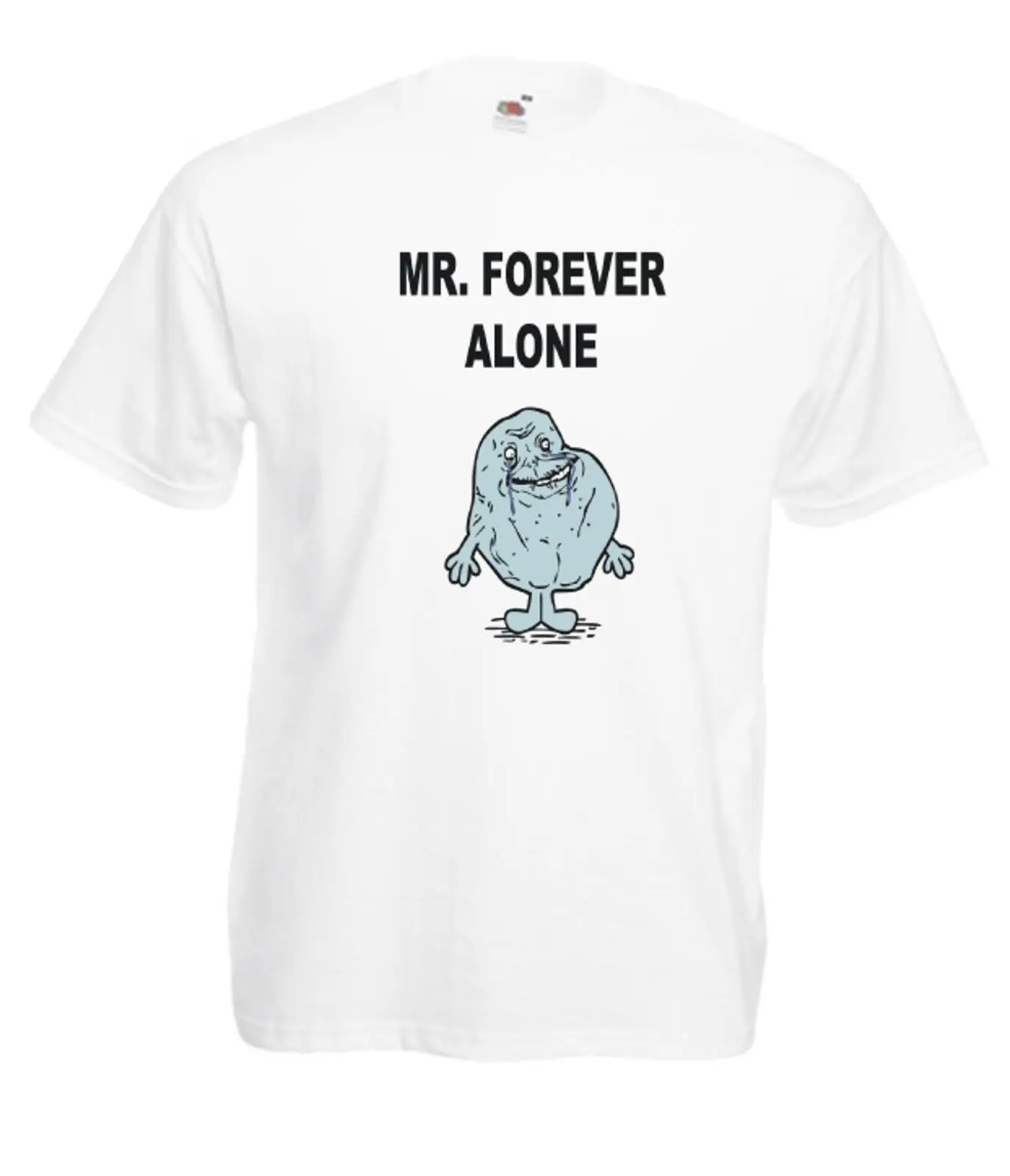 MEME mr forever alone Забавные футболки рождественские идеи подарка на день рождения