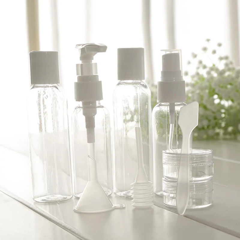 6 шт./компл. путешествия синий чистый макияжный косметический крем для лица