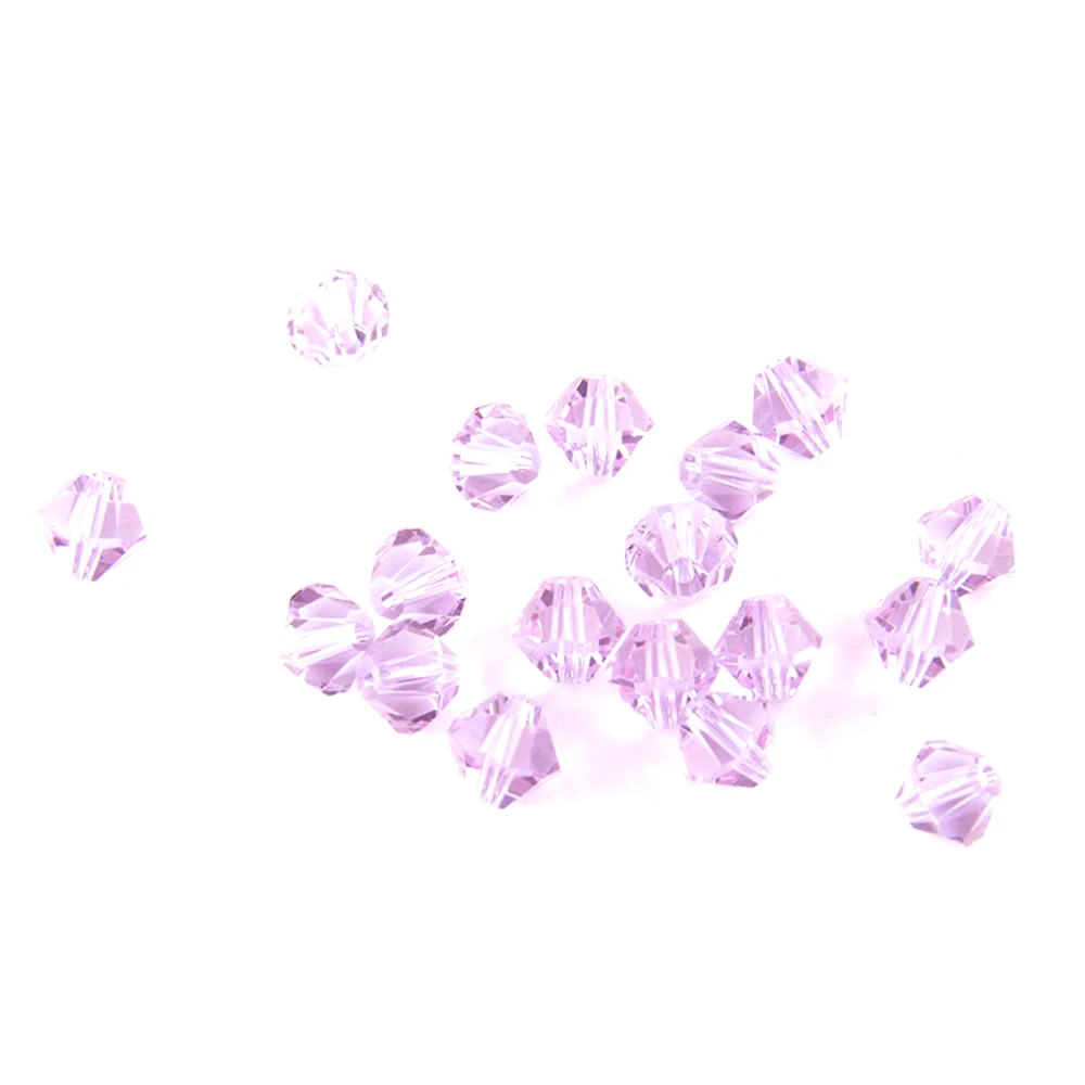 1440 шт./пакет дешевые стеклянные биконусные шарики большой бисер лилового цвета 8
