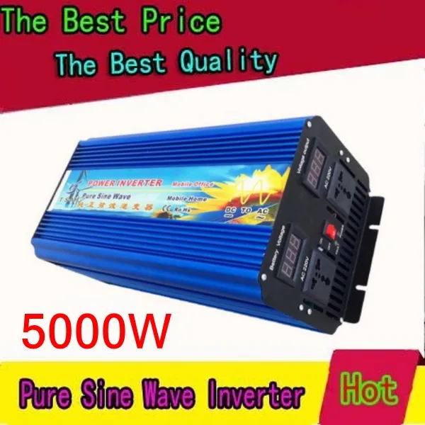 

onduleur 5000W DC48V to AC 220V 60HZ Pure Sine Wave Inverter