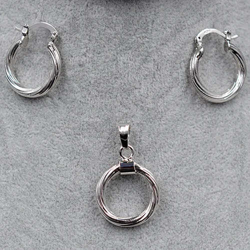 Earrings Pendant S Ювелирные изделия zeadear модные ювелирные изделия женские серьги подвеска ожерелье Дубай высокое качество Набор круглых украшений для вечерние свадебные - Окраска металла: Earrings Pendant S