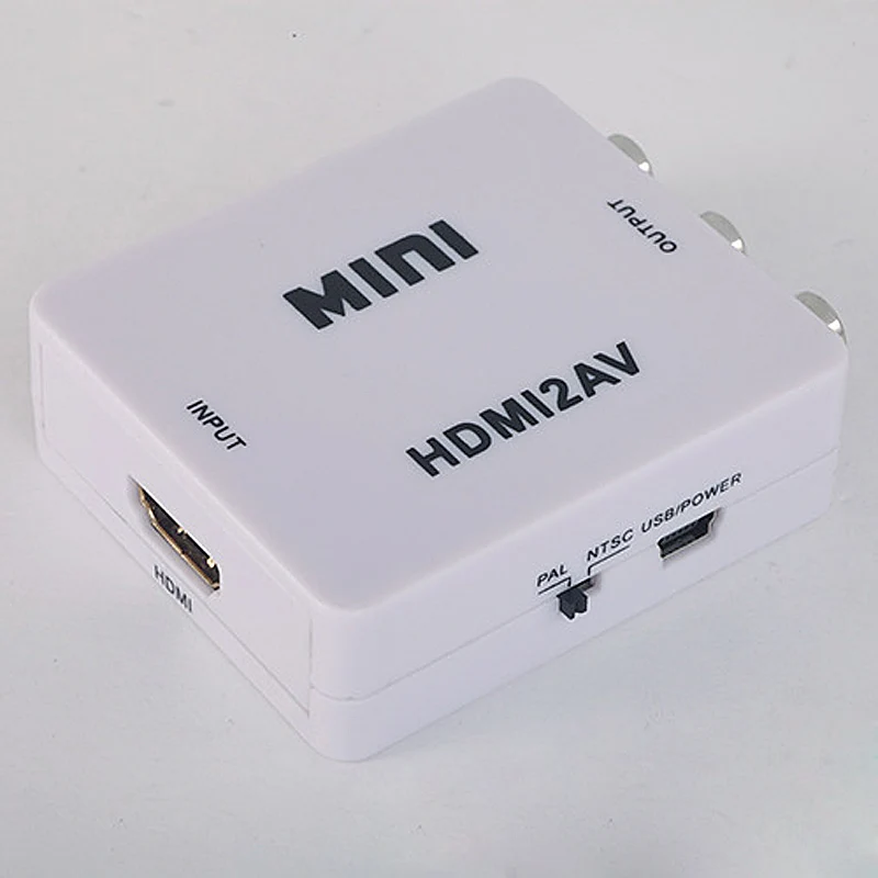 2019 Горячая мини 1080P HDMI в Аудио Видео AV RCA CVBS адаптер конвертер для HDTV DOY|Кабели HDMI| |