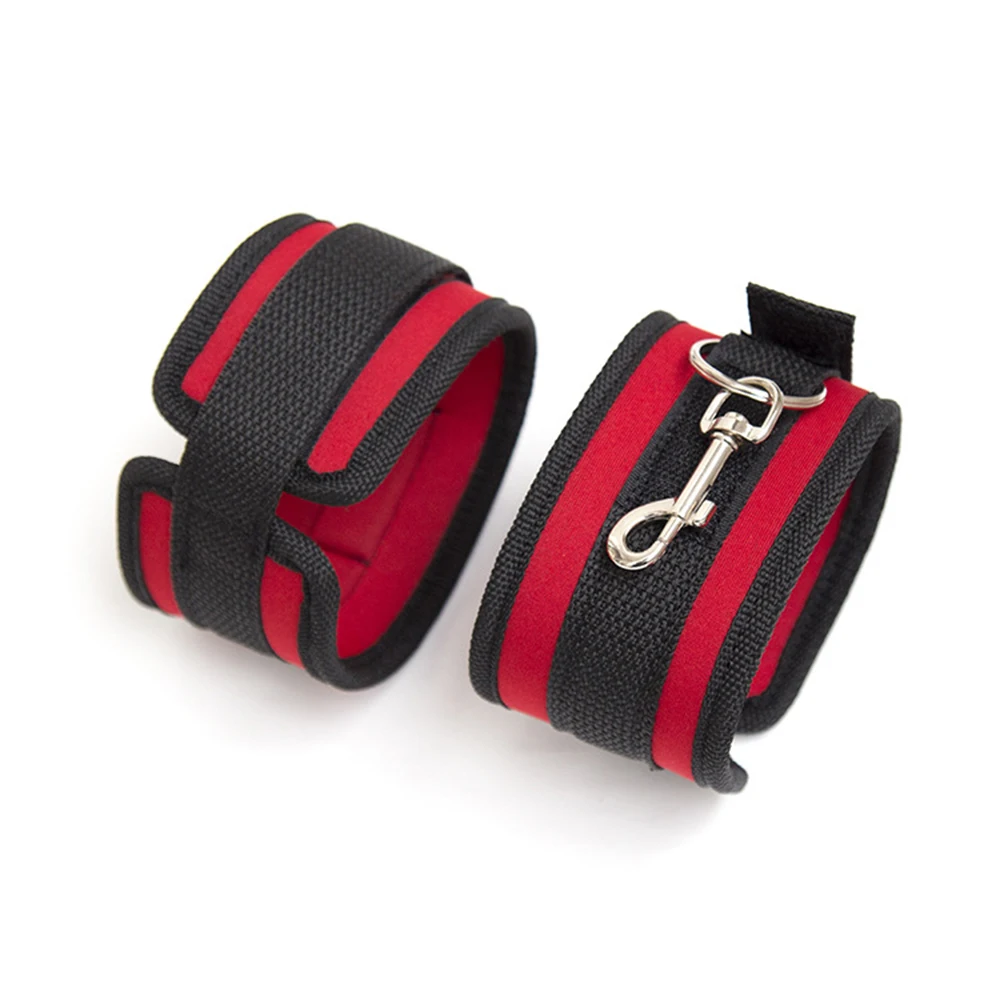 Черно красное смешивание высокое качество БДСМ бондаж под кроватью пары секс