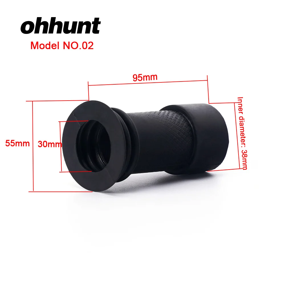 Ohhunt охотничий прицел объектив резиновый наглазник 4 типа тактическая оптика зрение Защитная крышка для глаз масштабируемость зрение - Цвет: Eyeshade-No.02
