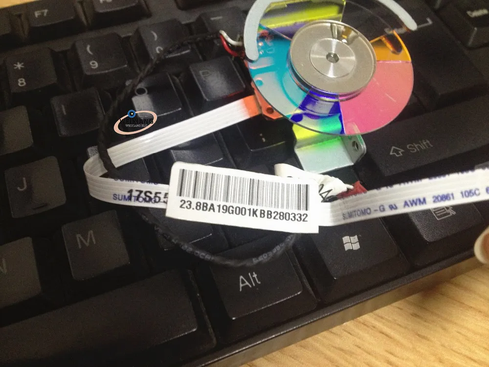 

100% Original Color Wheel For Dell 1210S Projectors, 6 segments 40 mm(23.8BA19G001KBB280332 )