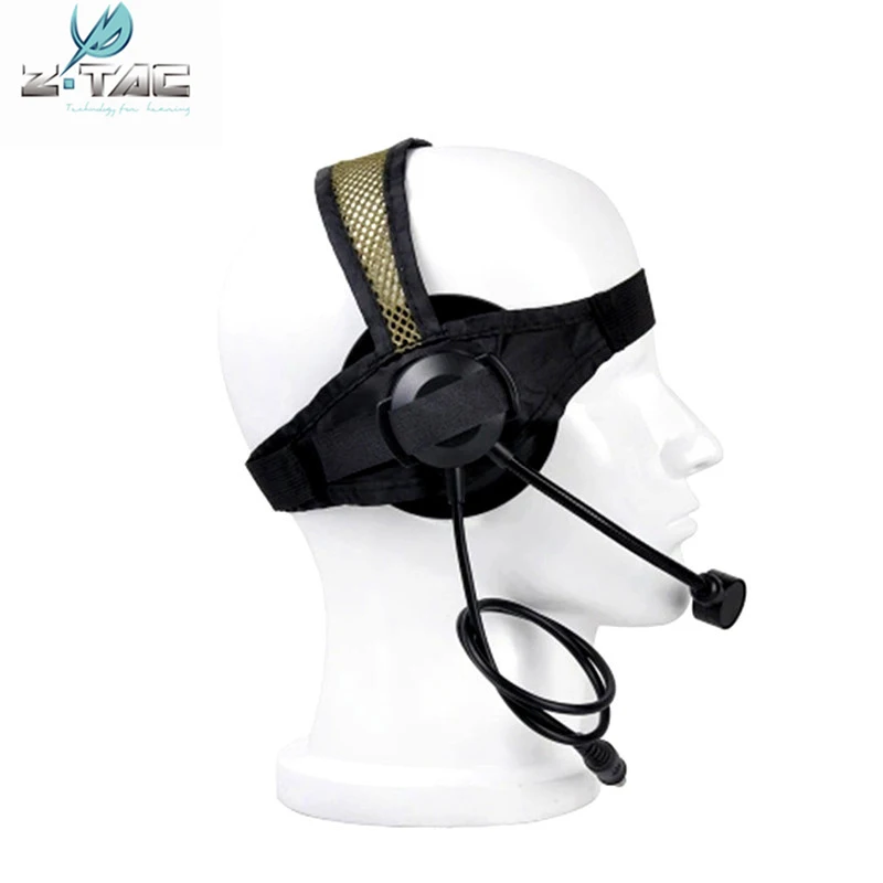 Гарнитура Z Tactical TAC Selex TASC1 с военным стандартным штекером Airsoft тактические