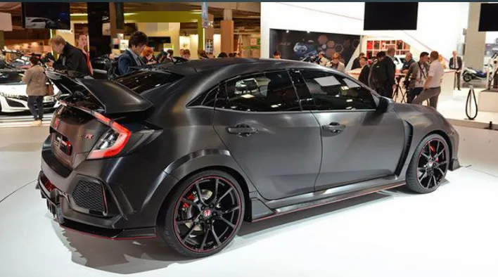 Тип-R СТИЛЬ ABS пластик краска цвет задний багажник спойлер Подходит для Honda Civic