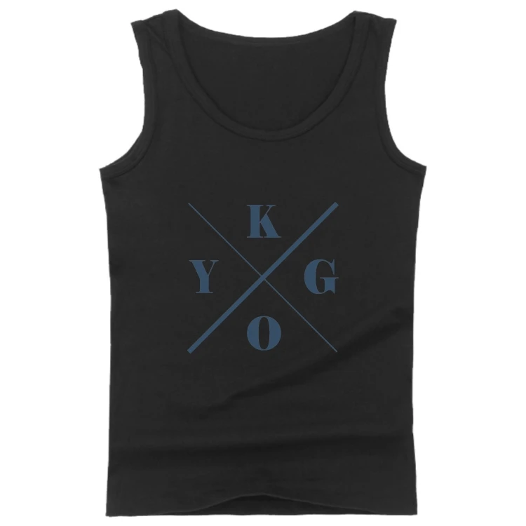 

DJ Kygo Logo Men Streetwear Vest Tank Tops Bodybuilding Fitness Gym Clothing Workout Casual Men's Tops