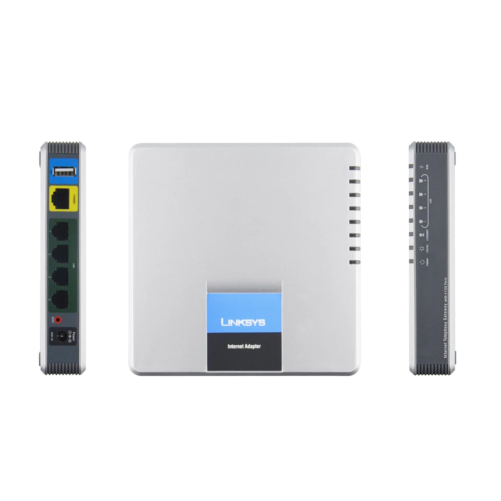 

Free Shipping!Unlocked LINKSYS SPA400 4FXO VoIP gateway internet adapter Advanced Multi-Port PSTN Solution for Linksys Voice