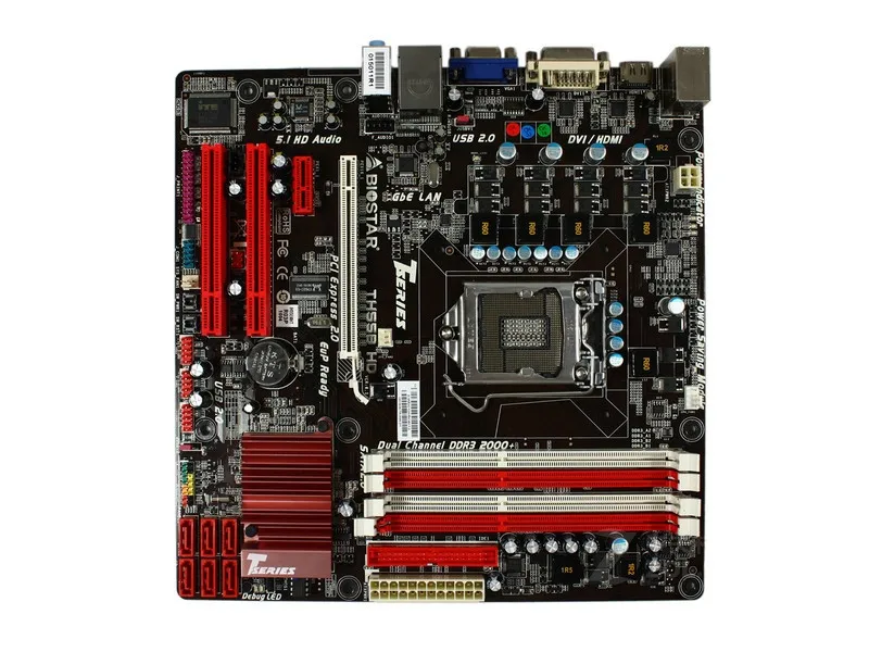 Оригинальные платы для Biostar TH55B HD 6.x LGA 1156 DDR3 I3 I5 I7 процессор 16 ГБ USB2.0 H55 Desktop