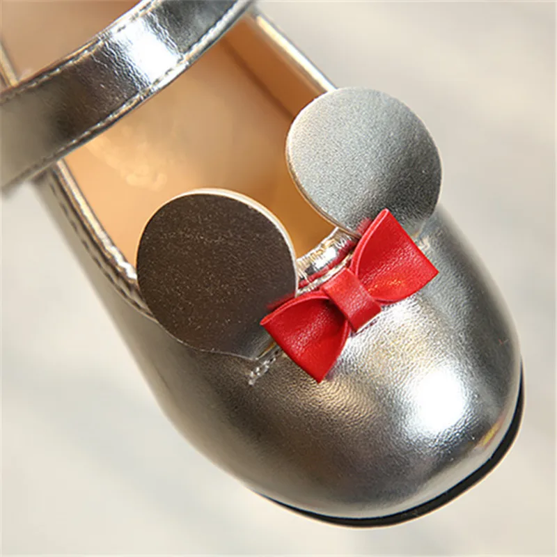 Весенне-летняя обувь для девочек детская принцессы повседневная из лакированной