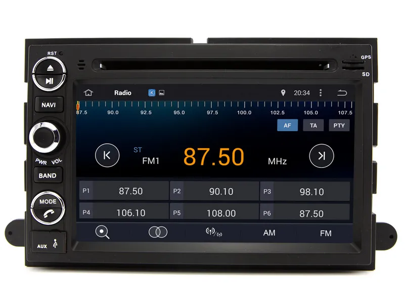 Автомобильный DVD-плеер с GPS-навигацией Android 9 0 для Ford Fusion Explorer F150 Edge pro Mustang радио BT USB