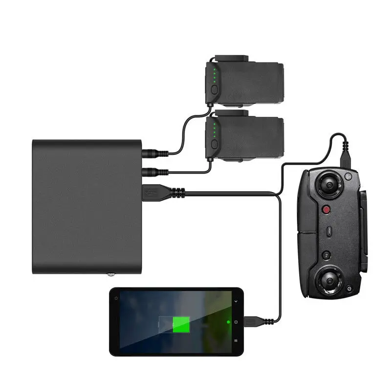 Портативная зарядка с двумя usb портами для DJI Mavic Air Battery Remote Control|Наборы