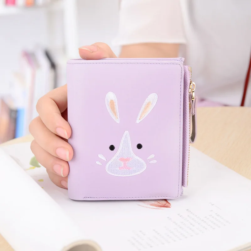 Dudini ms. короткие деньги кошелек женский милый мультфильм держатель для карт