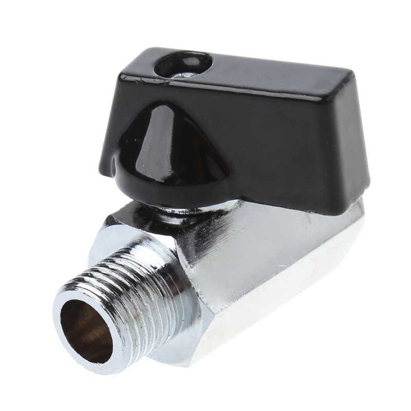 Латунный Мини шаровой клапан 1/4 &quotBSP штыревой к женскому резьбе воздушный