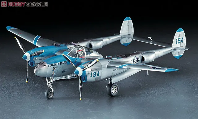 1/48 Hasegawa 09101 P-38J освещение «Вирджиния Мэри» модель хобби