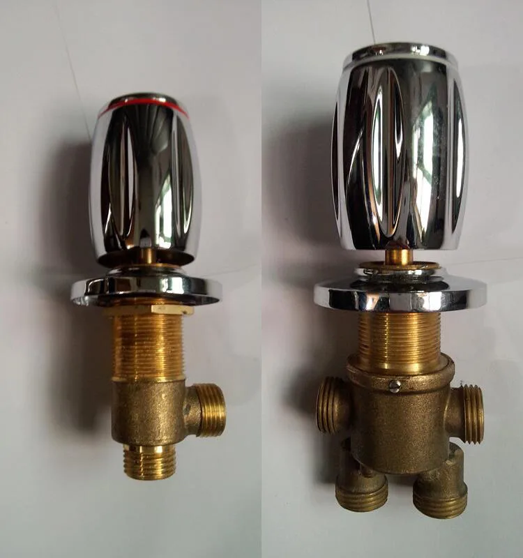 Смеситель для ванной комнаты краны хромированный переключатель/сепаратор