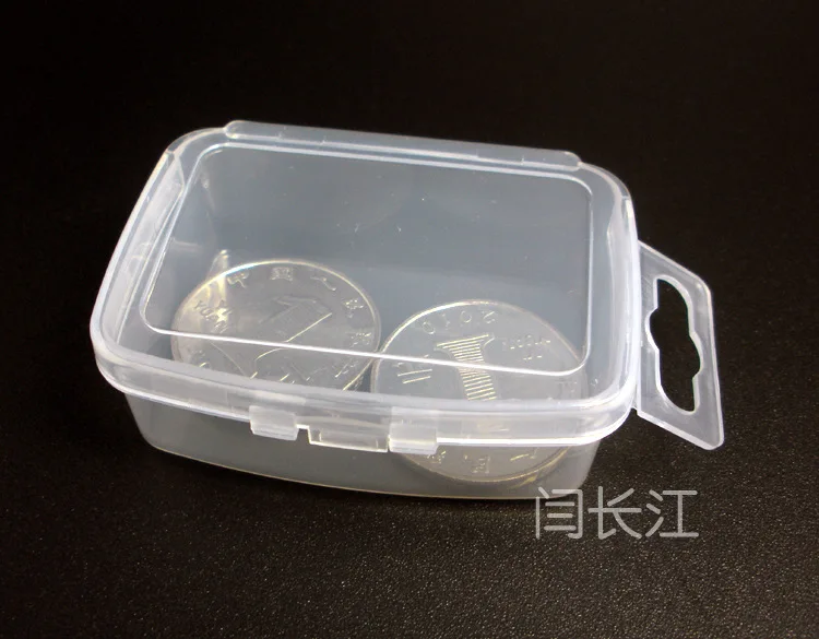 

R671 Small Rectangular Plastic Box Transparent Box Parts Box Pp