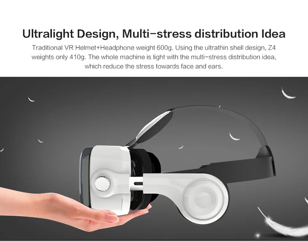 Bobovr z4 VR коробка Виртуальная реальность шлем очки 3D VR очки Мини Google картон VR коробка 2,0 BOBO VR для 4-6 'мобильного телефона