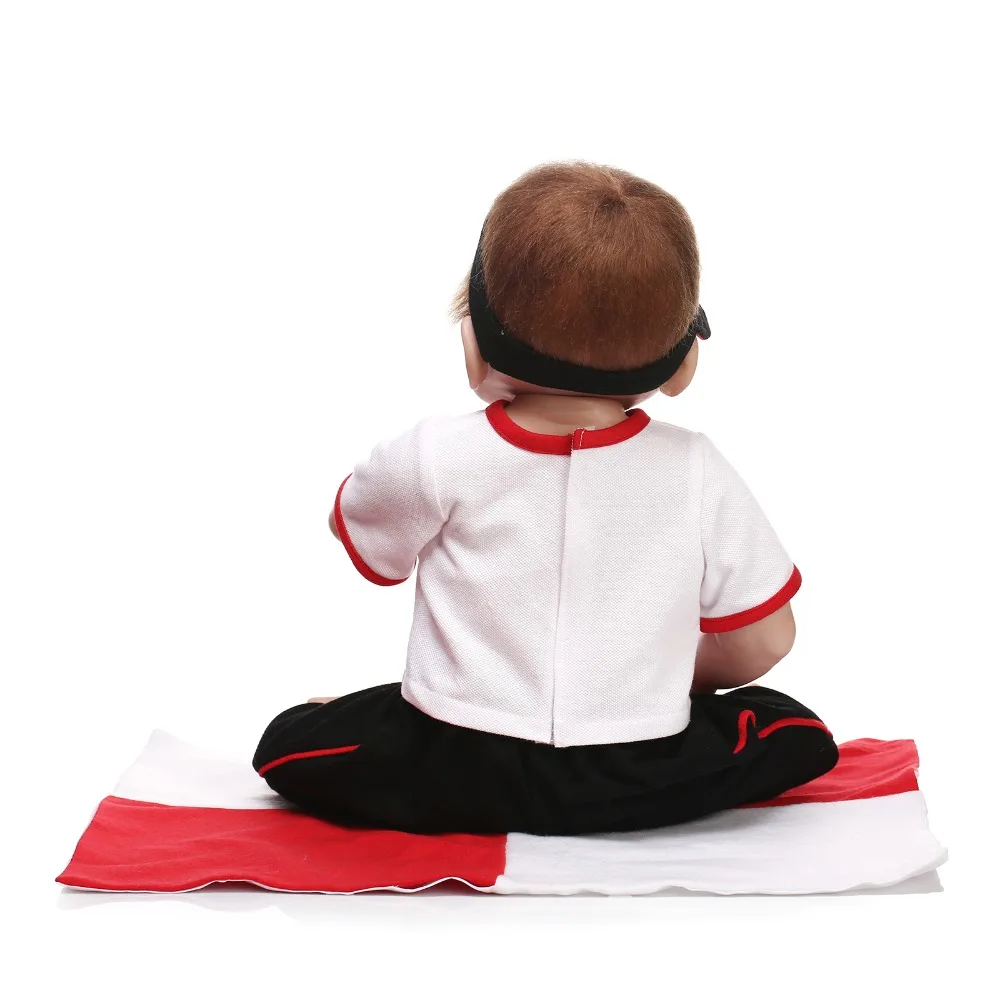 57 см 100% силиконовые детские куклы для продажи/Настоящие мальчиков новорожденные