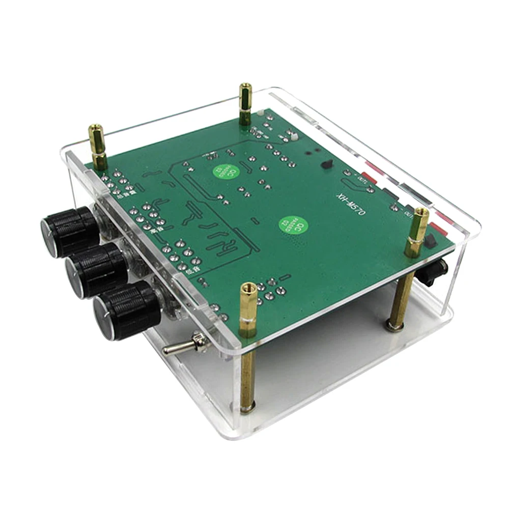 AIYIMA XH M570 TPA3116D2 DC24V AC17V 80W * 2 стерео TPA3116 цифровой усилитель звука предусилитель тона