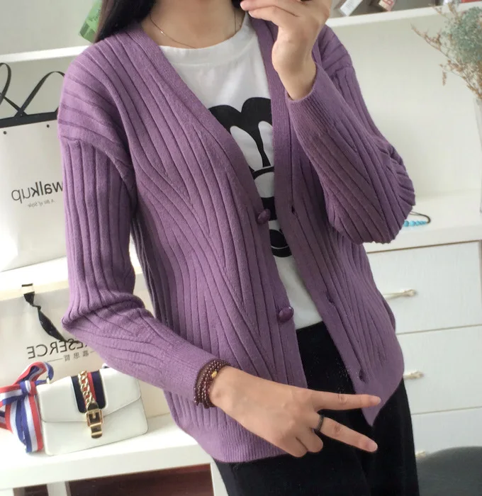 2017 Весна Лето Женщин Свитер Cardians Жилет Вязать Женский Хлопок Мягкий Эластичный