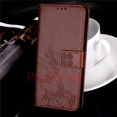 Brown Чехол для Xiao mi Red mi 4A 4 A Red mi 4A Etui, Роскошный кожаный бумажник, высокое качество, флип-Чехлы для Xiao mi Red mi A4 Red mi 4A Red mi 4 A - Цвет: Brown