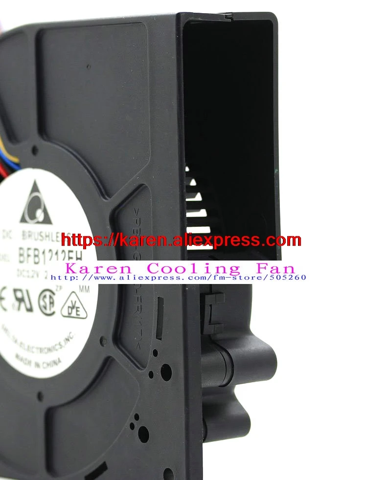 Оригинальный DELTA BFB1212EH 12V 2.85A 120*120*32 мм 12 см центробежный двойной шарикоподшипник