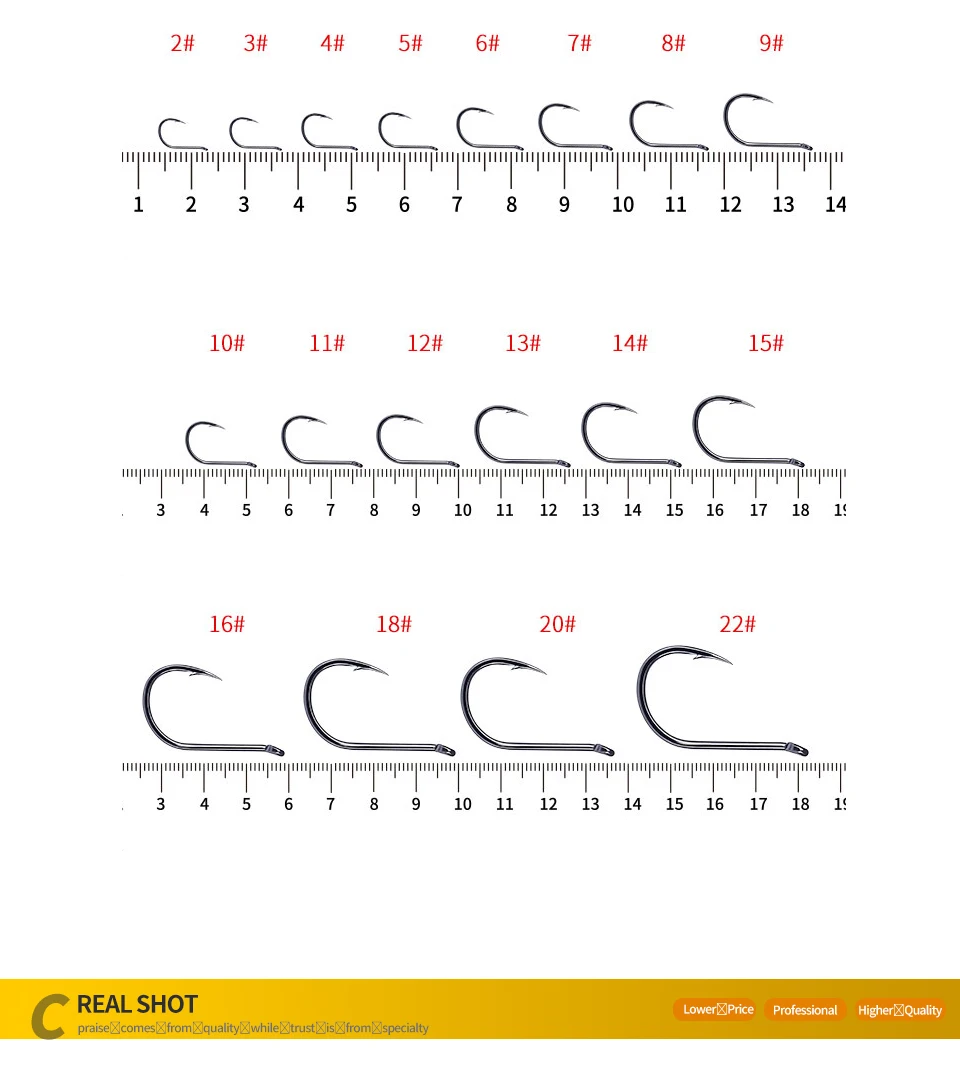 GUGUFISH 100 шт./лот#1-#15 рыболовный крючок из высокоуглеродистой стали с колючим крючком рыболовные снасти острые прочные джиг-отверстия Аксессуары