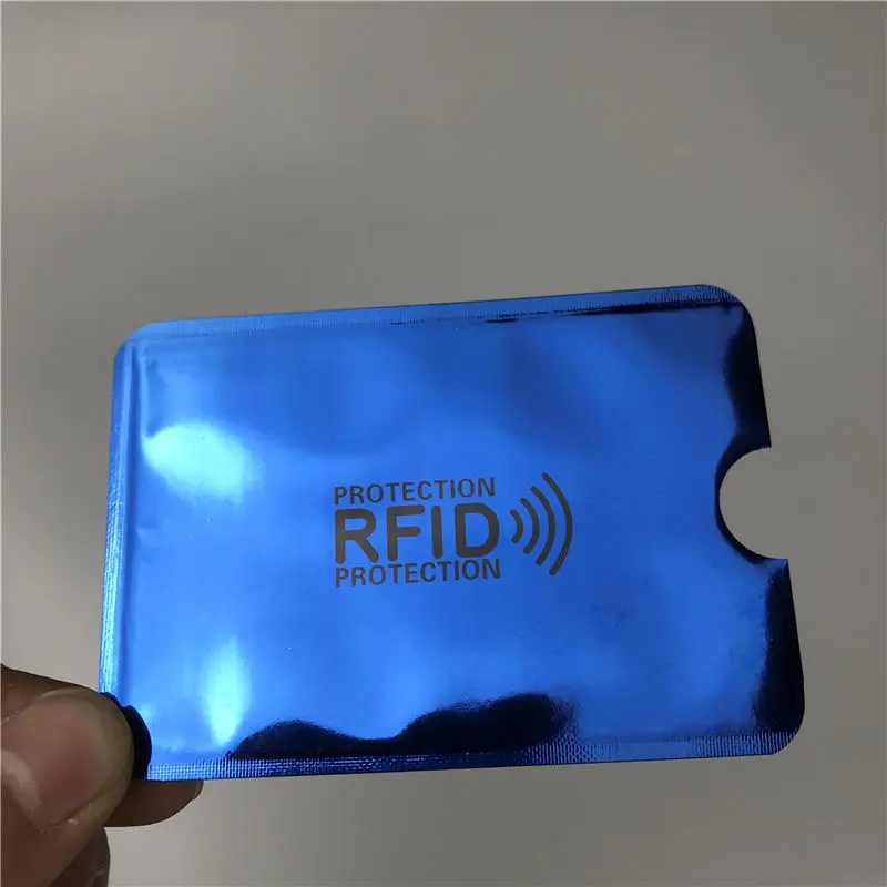 10 шт./лот блокирующий кошелек Анти RFID Чехол держатель рукава Сканирование