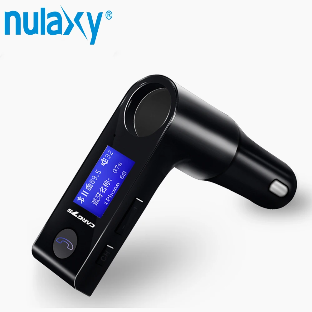Nulaxy Bluetooth fm передатчик Aux модулятор громкой связи автомобиль автомобильный