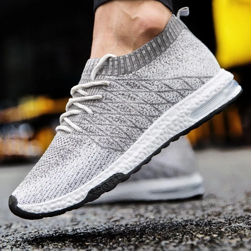 Casual Sport Shoes For Man Fly-Weave Male Outdoor Running Comfortable Boots Breathable Fashion Sneakers Sock Sneaker Designer |