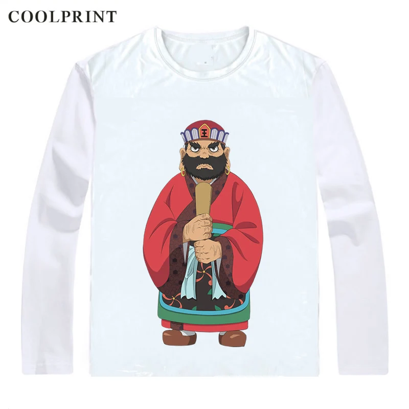 COOLPRINT Hozuki's Coolheadedness рубашки с длинным рукавом японское аниме Hoozuki no Reitetsu Hakutaku King