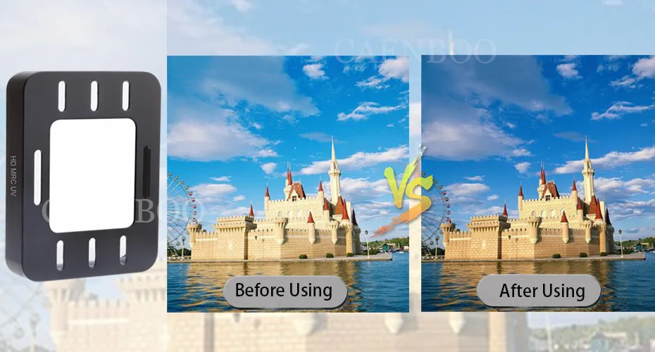 CAENBOO экшн-камера фильтр MRC UV CPL цвет ND4 8 16 для sony HDR-AS50 AS50R AS300 AS300R X3000R MPK-UWH1 чехол для дайвинга