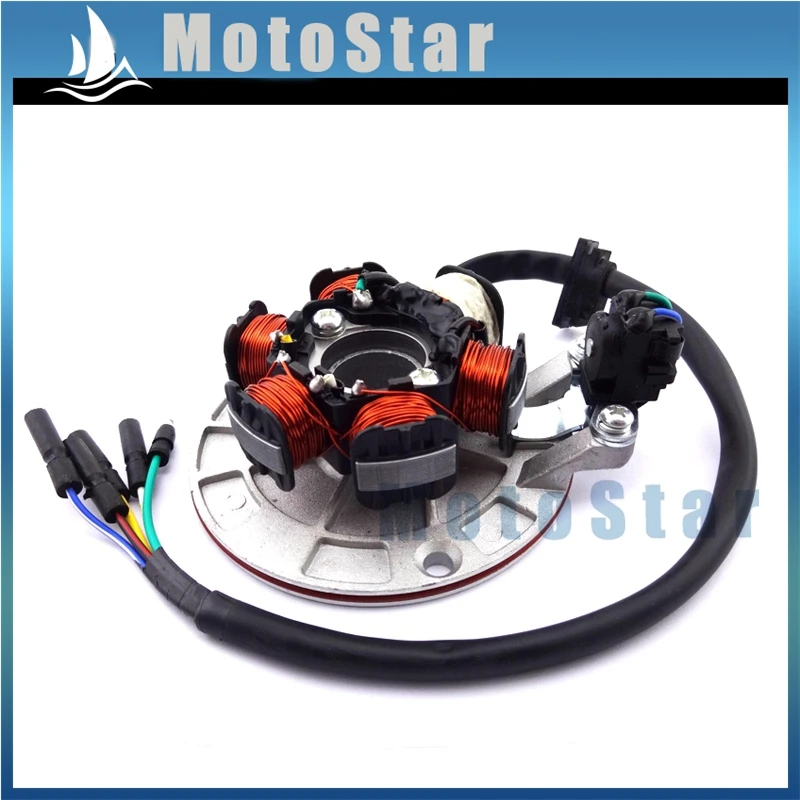 Магнитный статор двигателя с светильник для китайского YX 140cc Pit Dirt Motorcycle PitsterPro Stomp