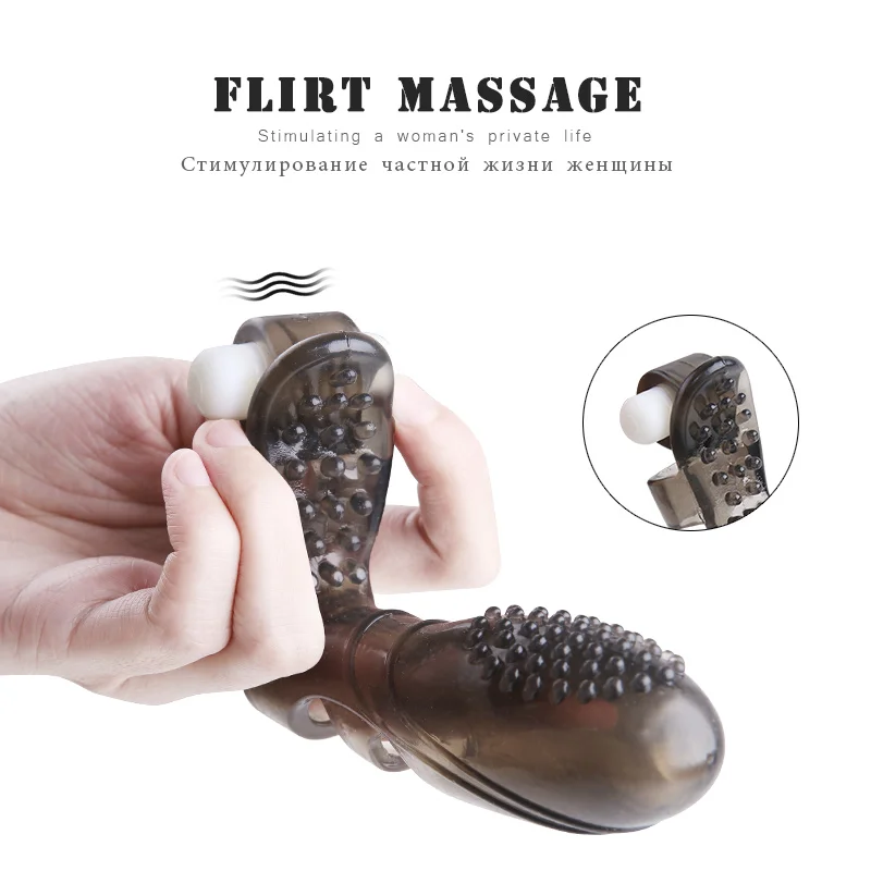 G spot Finger Sleeve Женский вибратор мастурбатор вибрационный массаж клиторальный