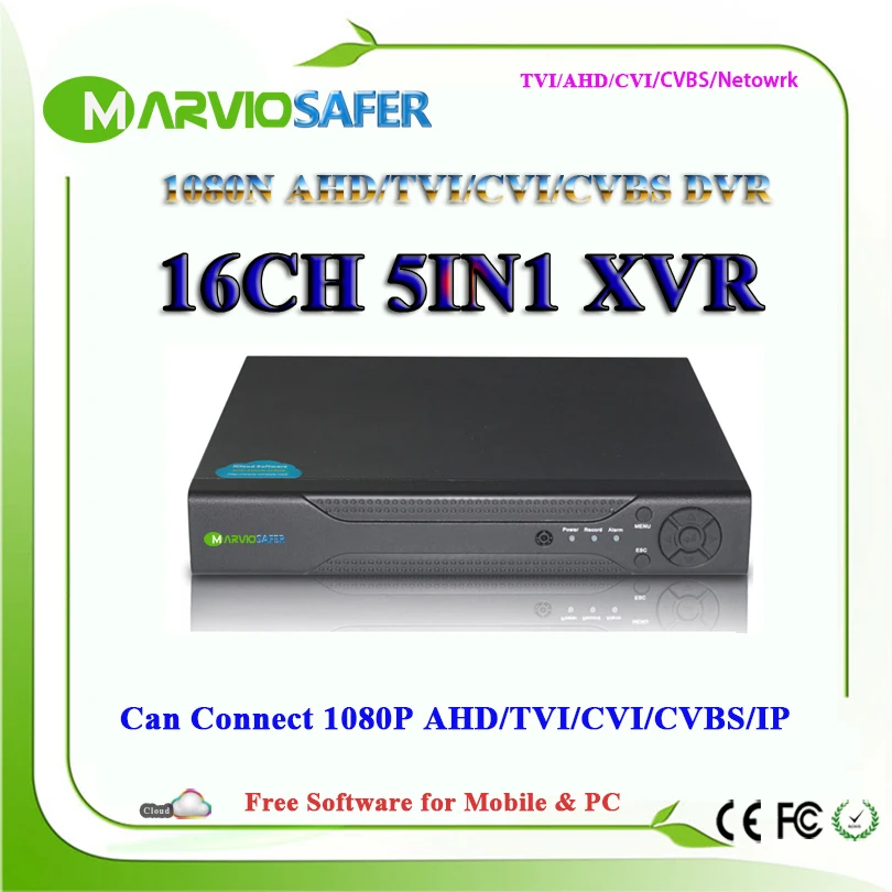 16ch 16 каналов 1080N AHD NH TVI CVI DVR AVR TVR HVR XVR рекордер сигнала камер скрытого наблюдения