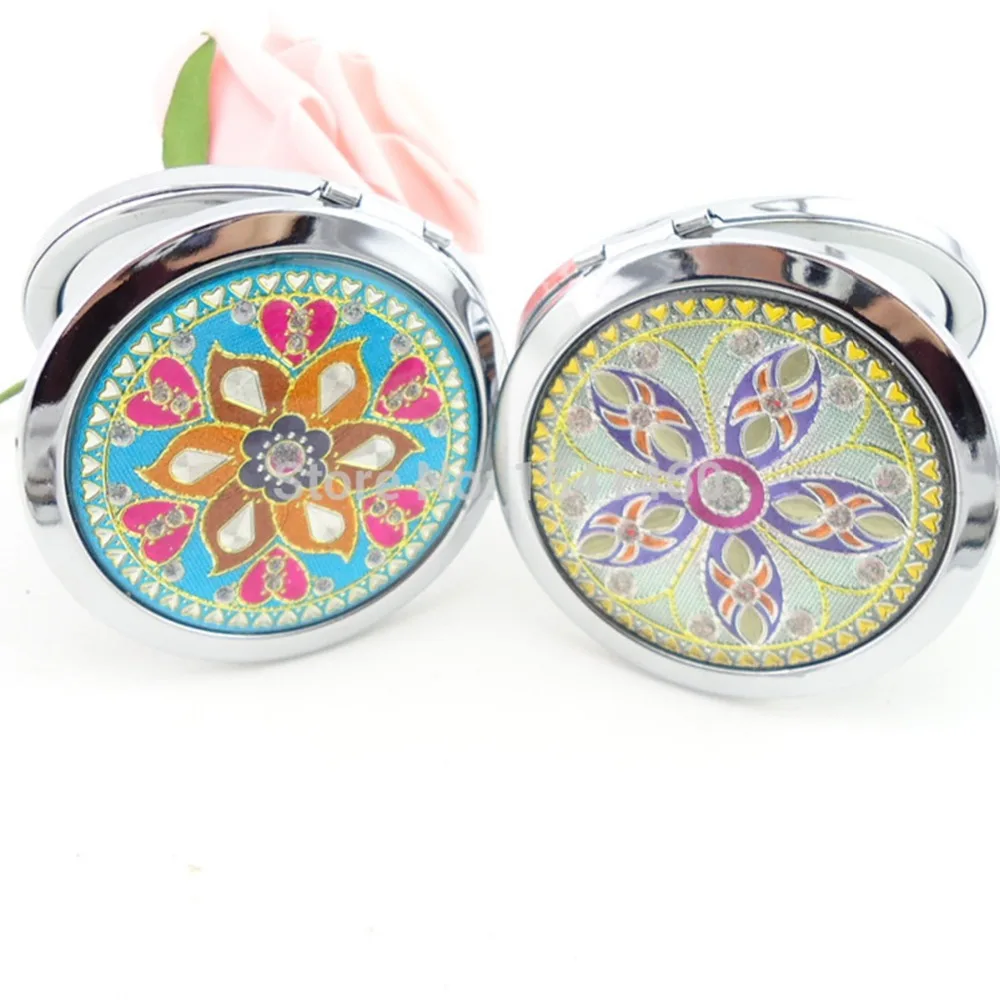 Зеркало для макияжа женщин и девочек компактное косметическое зеркало ухода за