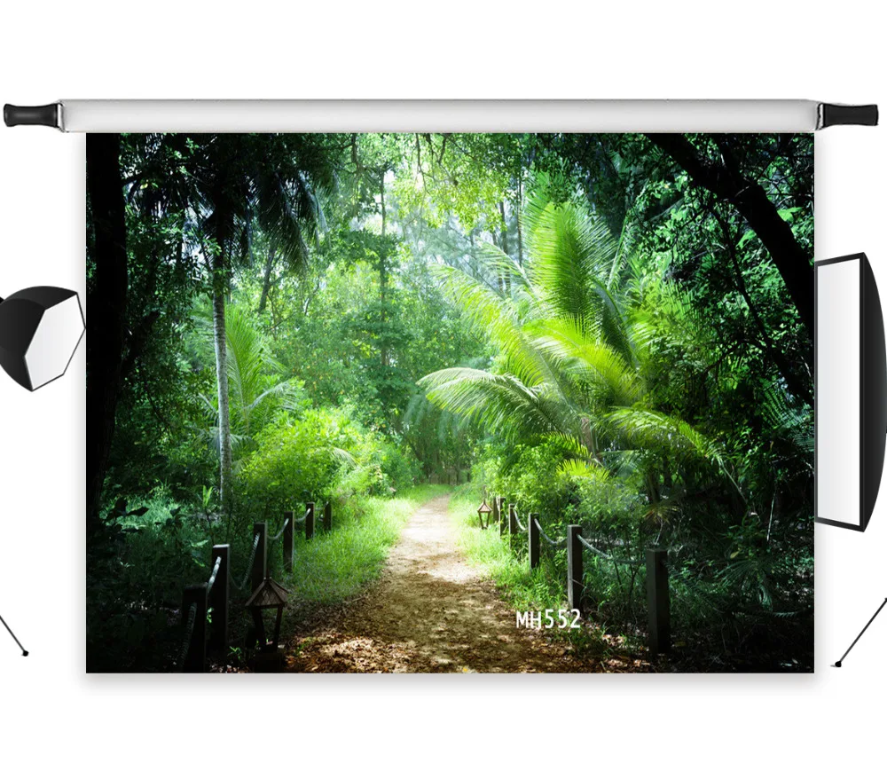 Полиэстровый и Виниловый фон для студийной фотосъемки с мечтательной природой