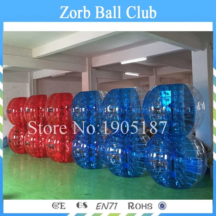 Бесплатная доставка 12 шт. (6 синих + 6красных 2 насоса) диаметр 1 5 м надувной шар для