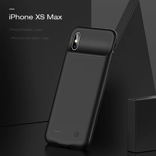 Чехол для зарядного устройства USAMS для iPhone XR XS Max 4000 мАч, чехол для внешней зарядки, внешний аккумулятор, резервный аккумулятор, чехол для зарядного устройства - Цвет: for iPhone XS Max