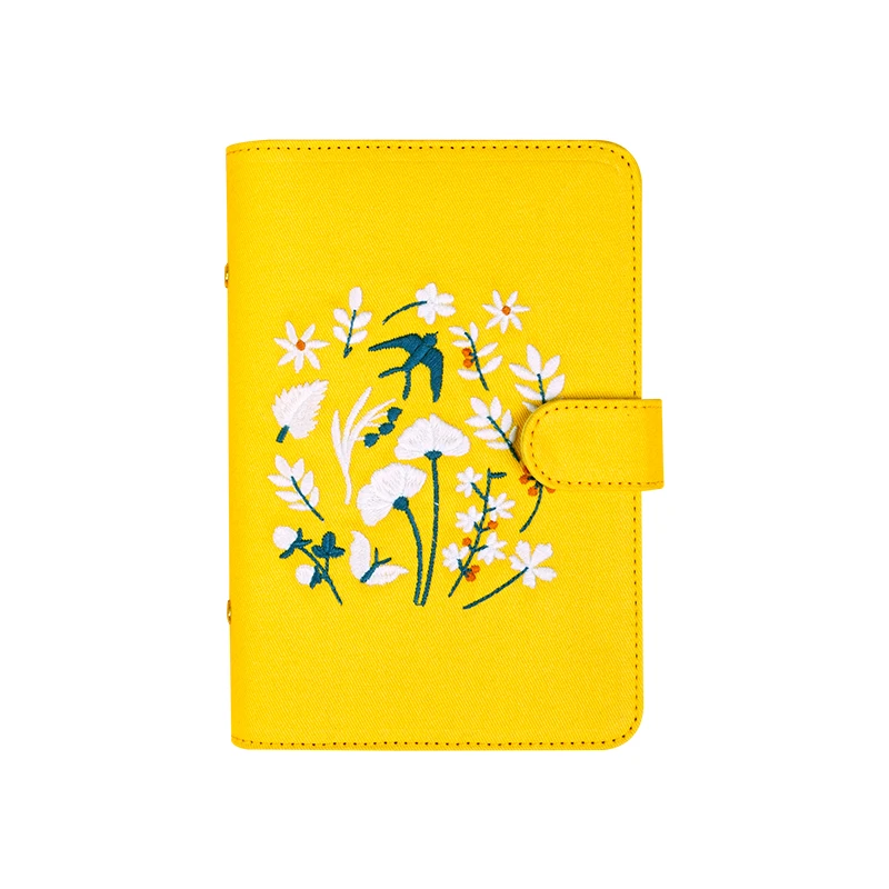 2019 желтая Весенняя Ласточка вышивка свободный лист планировщик молочная дня