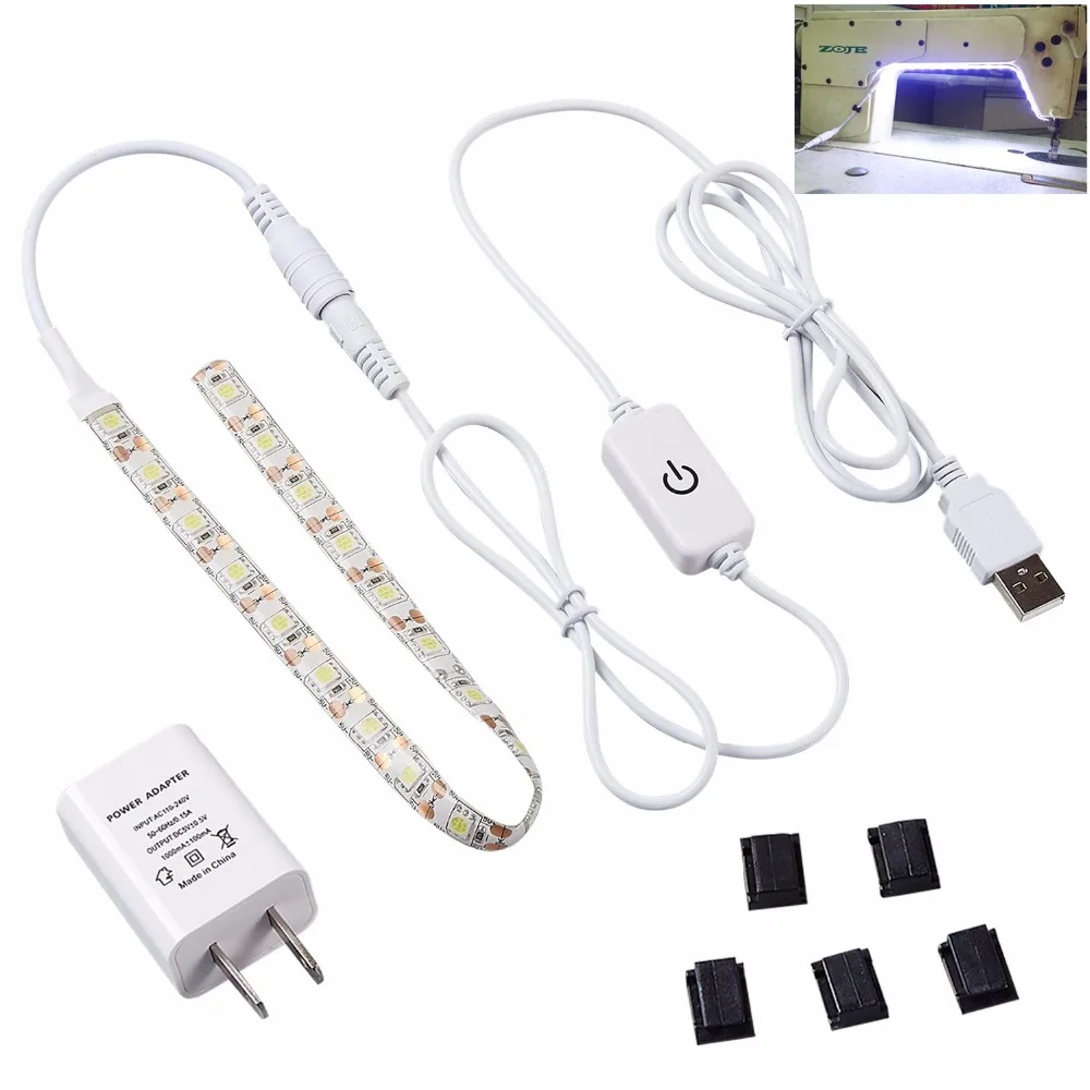 LED швейная машина осветительный набор холодный белый с сенсорным затемнением и USB