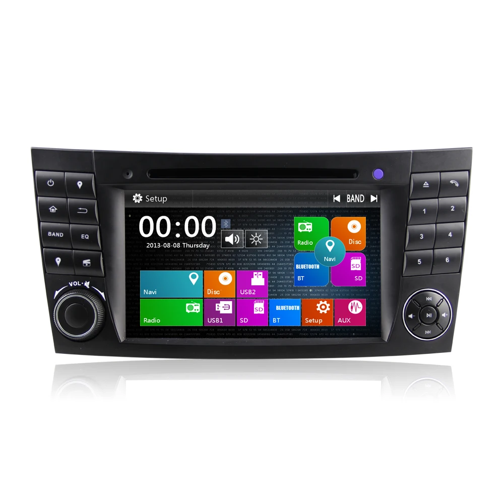 2 Din Dvd-плеер Автомобиля Для Mercedes Benz E Class W211 W209 W219 Радио Стерео Система Навигации GPS |