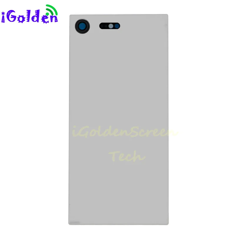 Задняя крышка для Sony Xperia XZ премиум стекло задняя батареи корпус двери чехол