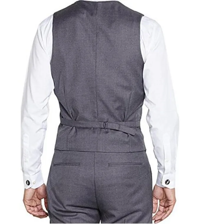 Новое поступление темно серый приталенный строгий Блейзер на заказ одежда 3