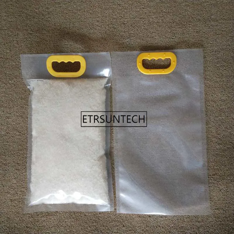 

100pcs 5kg Transparent plastic nylon rice grain packaging bags food grade vacuum bag large pouch kitchen storage