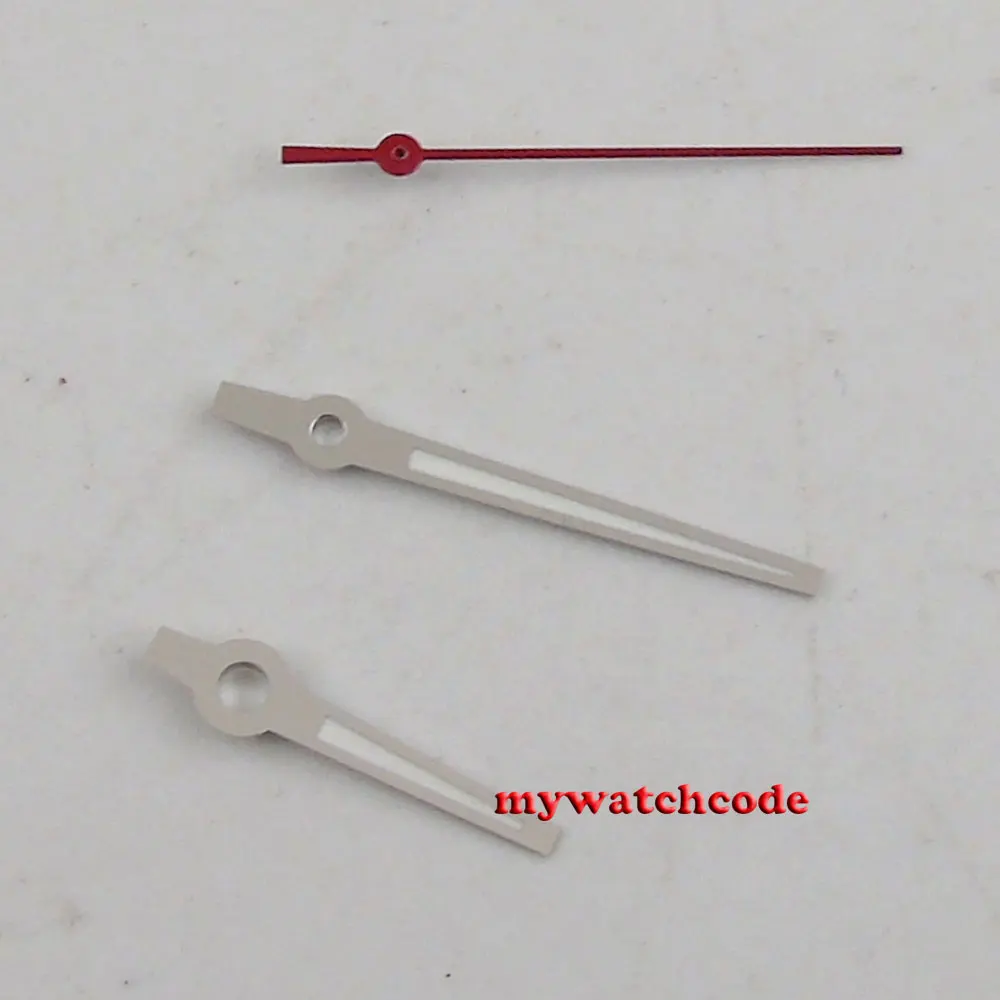 Серебряные часы parnis стрелки для miyota 8205 8215 DG2813 ST1612 TY2806 механизм H58|hand|hand watch |