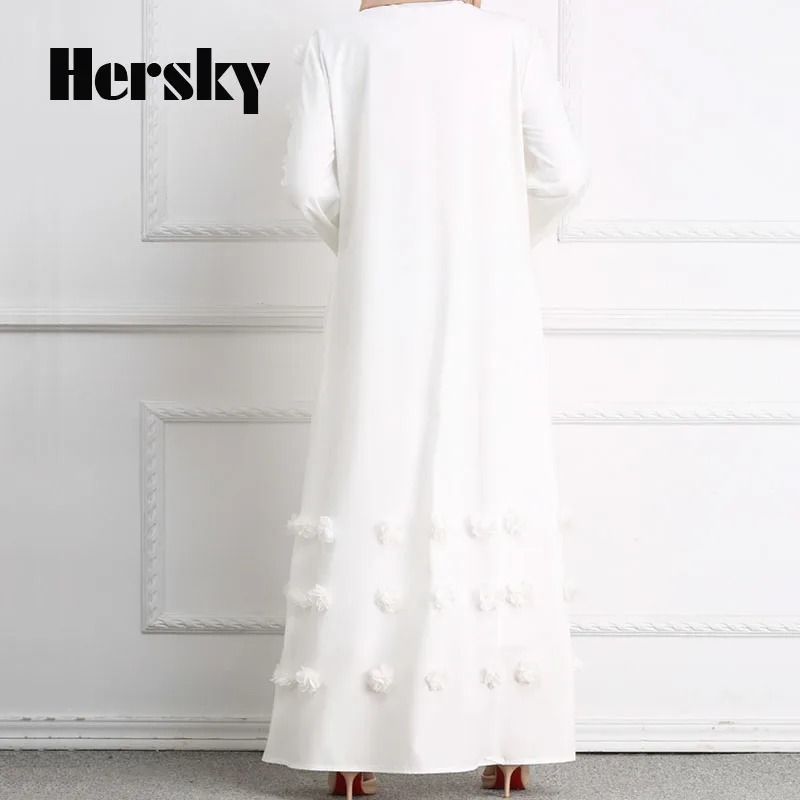 Взрослый Дубай открытый Абая для мусульман женщина Caftan платье исламский женщин